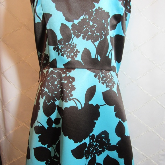 Mica Dresses & Skirts - Mica Turquoise and Brown Dress